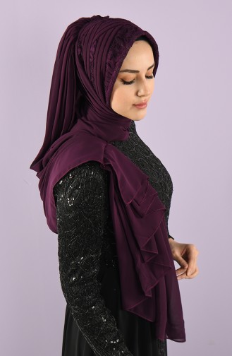 Purple Ready to Wear Turban 007-04