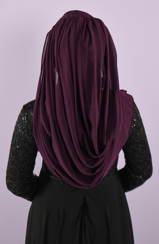 Purple Ready to Wear Turban 008-04