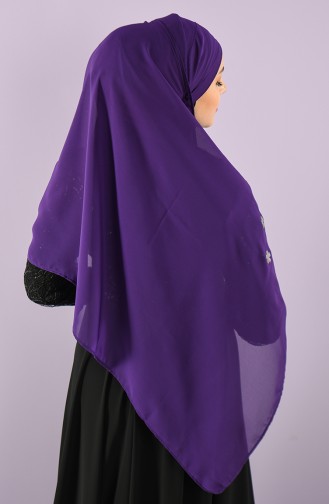 Purple Ready to wear Turban 0002-20