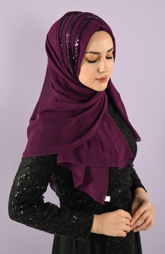 Turban Pret-a-Porter Pourpre 001-05