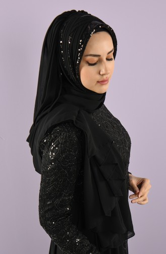 Black Ready to Wear Turban 008-01