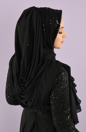 Black Ready to Wear Turban 008-01