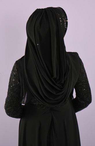 Black Ready to Wear Turban 008-01