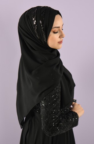 Black Ready to Wear Turban 001-02