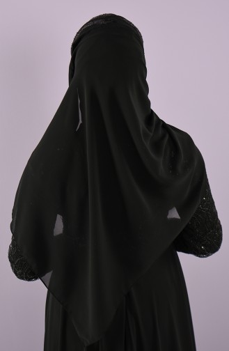 Black Ready to wear Turban 001-02