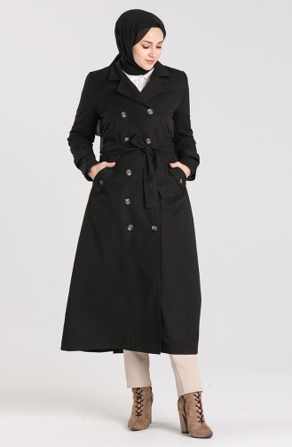 Black Trench Coats Models 4596-01