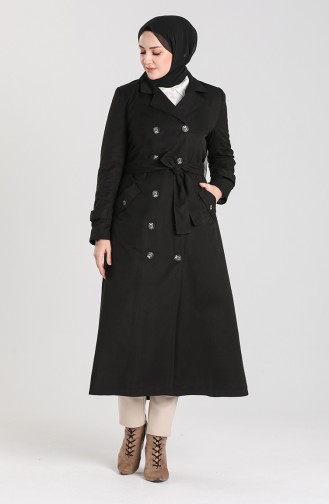 Schwarz Trench Coats Models 4596-01