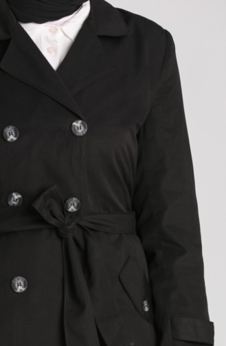 Black Trench Coats Models 4596-01