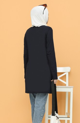 Bedruckte Tunika 6006-02 Dunkelblau 6006-02