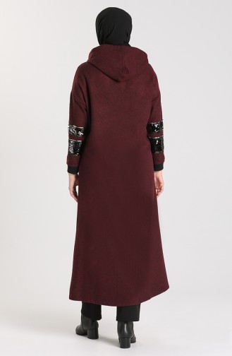 Payetli Kaşe Kap 9354-03 Bordo