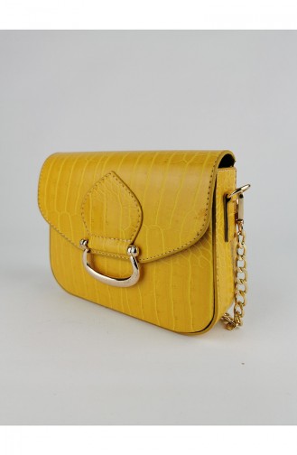 Sac D`épaule Jaune 4116-887