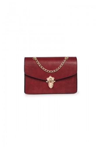 Claret red Shoulder Bag 216Z-03