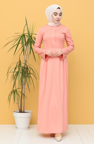 Robe Hijab Saumon 3251-03