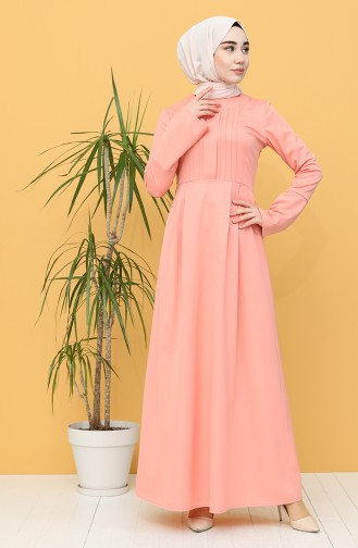 Robe Hijab Saumon 3251-03