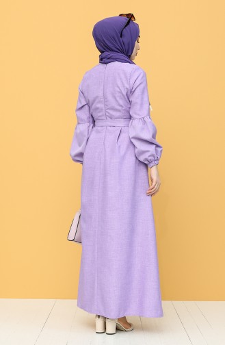 Violet Hijab Dress 21Y8236-06