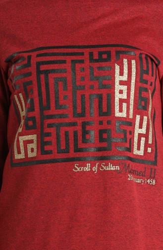 Claret red Tuniek 3242-08