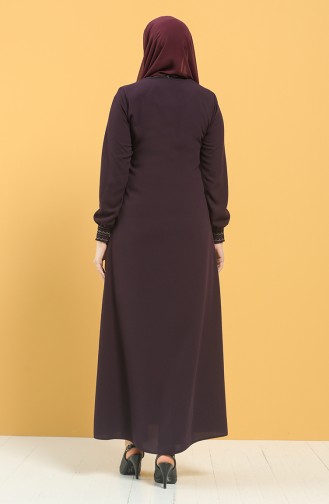 Dark Purple Abaya 2012-05