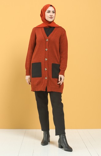 Brick Red Cardigans 4280-02