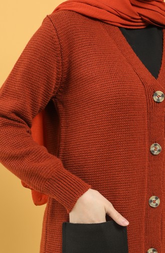 Brick Red Cardigans 4280-02