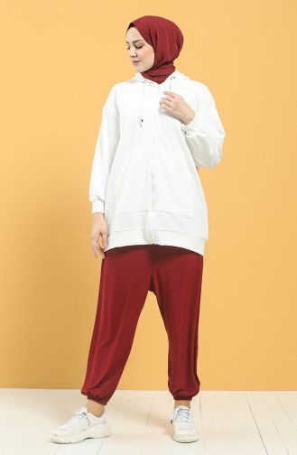 Claret Red Pants 3320-01