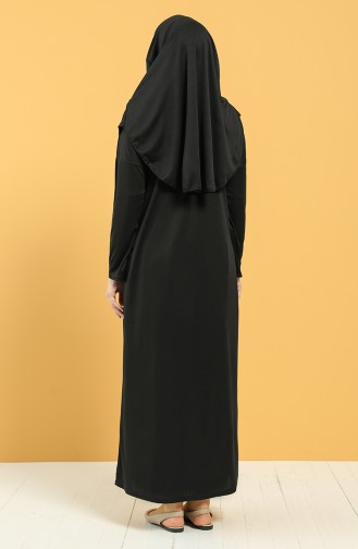 Black Praying Dress 4486-05