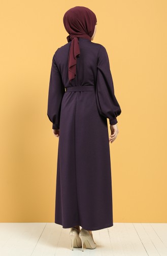 Robe Hijab Pourpre 5304-02