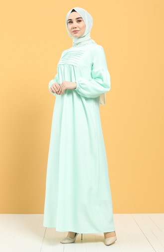 Robe Hijab Vert menthe 21Y8234-03