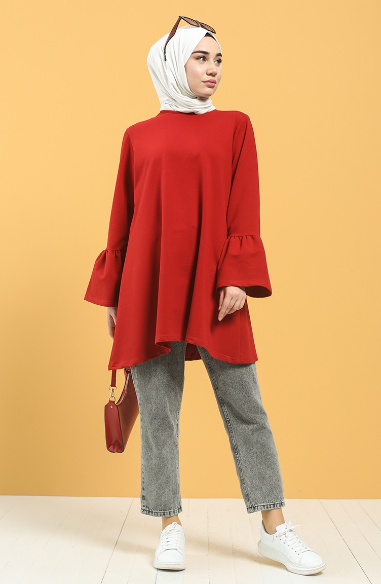 Tunique rouge on sale