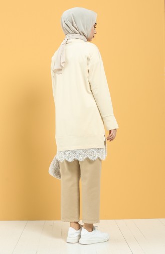 Cream Tuniek 8309-07