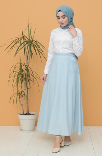 Ice Blue Skirt 2261-02