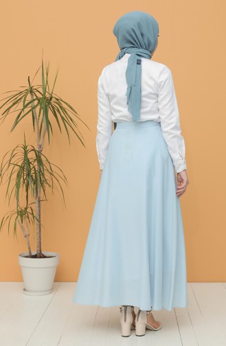 Ice Blue Skirt 2261-02