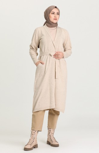 Beige Cardigans 1582-03