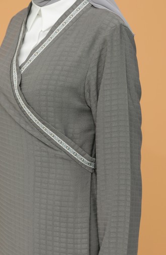 Gray Prayer Dress 1001E-01