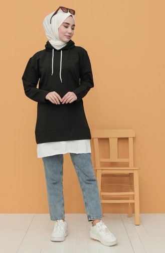 Schwarz Pulli 20039-01