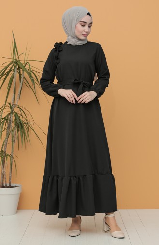 Black İslamitische Jurk 0141-05