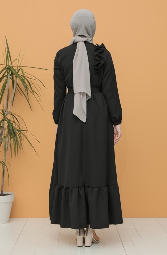 Black İslamitische Jurk 0141-05