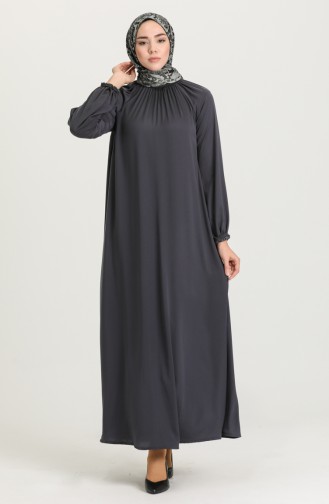 Robe Hijab Fumé 3249-06