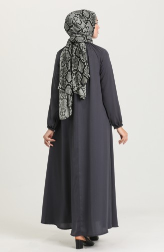 Robe Hijab Fumé 3249-06