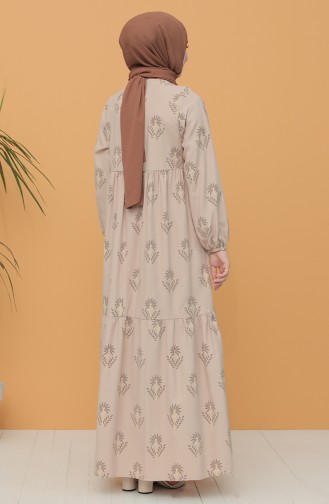 Mink Hijab Dress 21Y8200-01