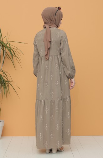 Mink Hijab Dress 21Y8200-06