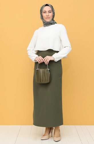 Khaki Skirt 2223-06