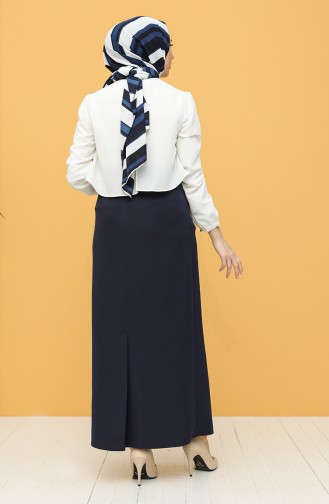 Navy Blue Skirt 2223-07