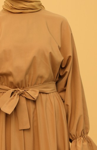 فستان أصفر خردل 5301-04