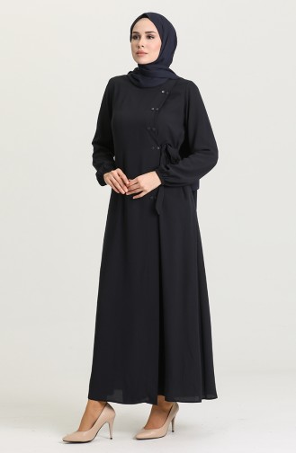 Abayas Bleu Marine 2036-02