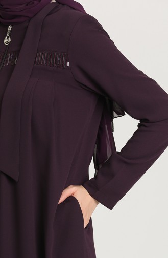 Plum Abaya 2037-02