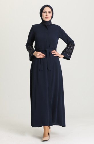 Dunkelblau Abayas 2013-03