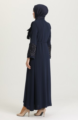 Navy Blue Abaya 2013-03