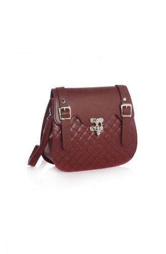 Claret red Shoulder Bag 11Z-04