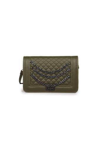 Khaki Shoulder Bag 144Z-03