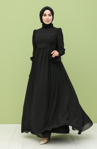 Robe Hijab Noir 2148-01